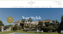 Desktop Screenshot of casalasiesta.com